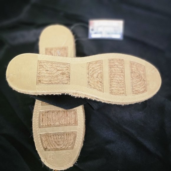JUTE ESPADRILLES MADE IN SPAIN, EUROPEAN SIZE 36 EQUIVALENT TO 3 1/2 IN THE U.S - Picture 8 of 8